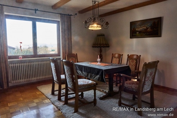 Esszimmer im EG Einfamilienhaus Finning / Entraching