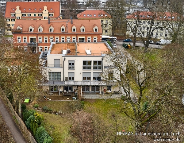 Haus Ansicht Sued Etagenwohnung Augsburg