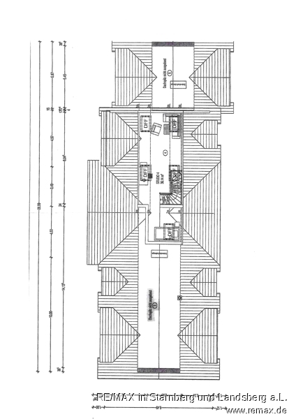 Grundriss Dachspitz Dachgeschosswohnung Landsberg am Lech