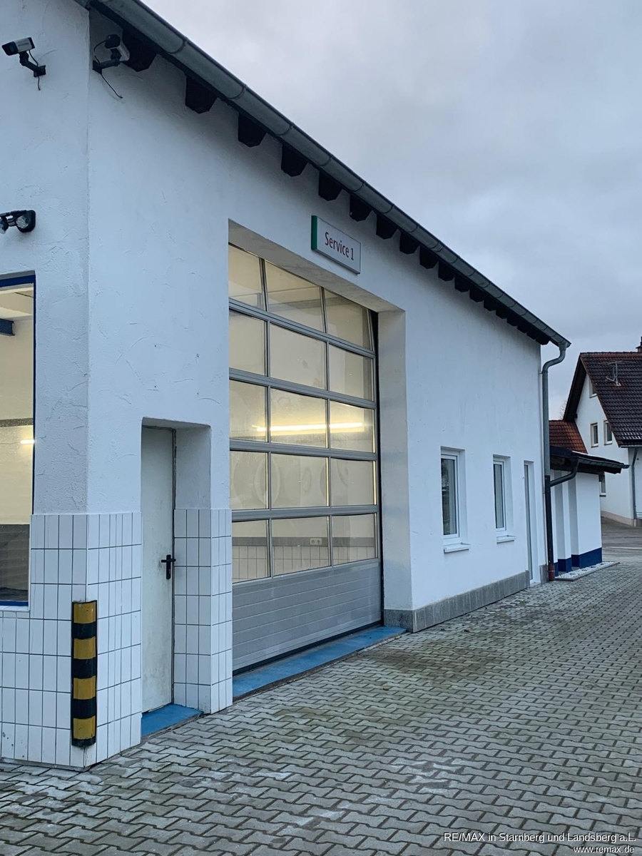 Werkstatt mit gro�em Rolltor Lager Wiedergeltingen