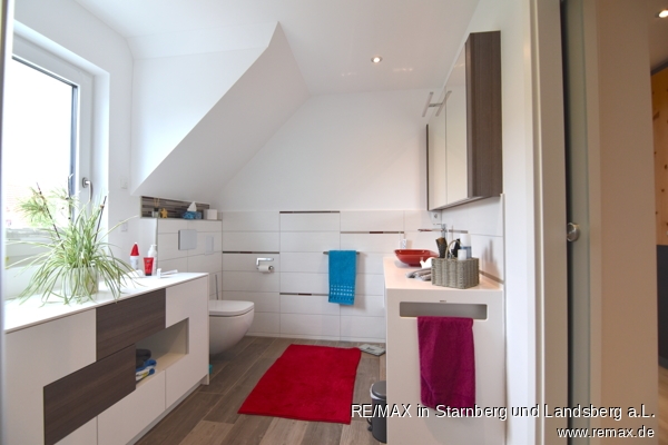 Badezimmer Dachgeschosswohnung Landsberg am Lech