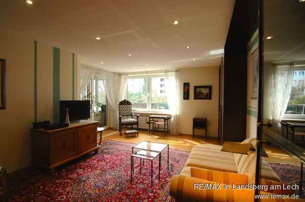 Wohnzimmer Etagenwohnung Augsburg