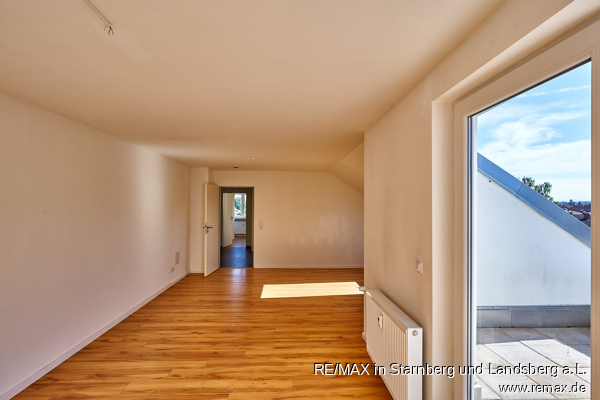 Wohnzimmer Dachgeschosswohnung Gilching