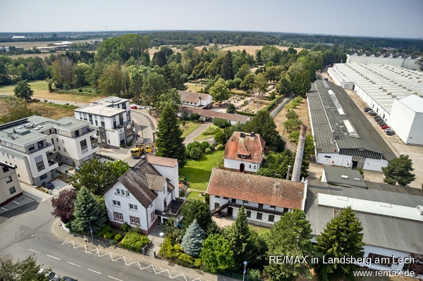 Gesamtes Areal von Osten Villa Egelsbach