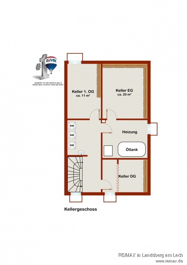 Grundriss Keller Mehrfamilienhaus Augsburg