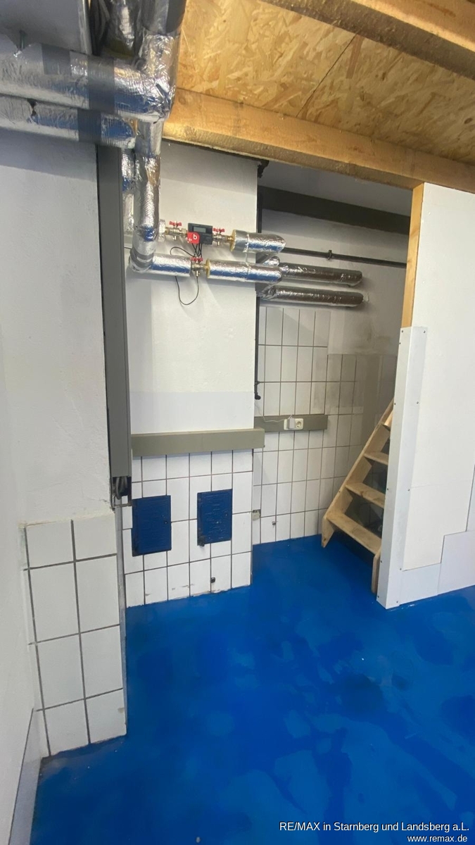 Aufgang zum Zwischengeschoss Werkstatt Wiedergeltingen