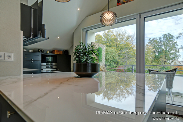 Detail K�che Dachgeschosswohnung M�nchen