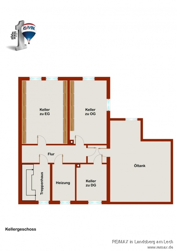Grundriss KG Mehrfamilienhaus Graben