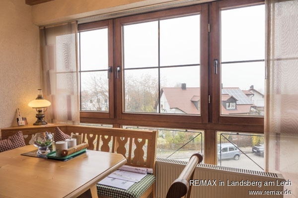 Blick nach Osten Dachgeschosswohnung Schwabm�nchen