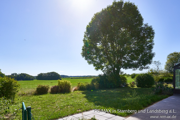 Ausblick vom Haus Reihenendhaus Utting