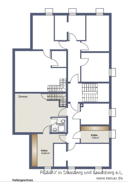 Grundriss KG Erdgeschosswohnung Hechendorf