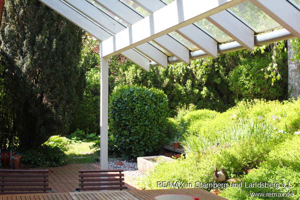 Terrasse des OG-Bereichs Einfamilienhaus Tutzing