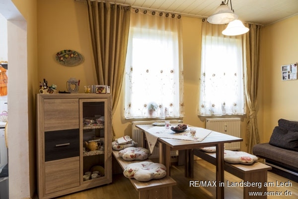 Das Wohnzimmer Etagenwohnung Augsburg