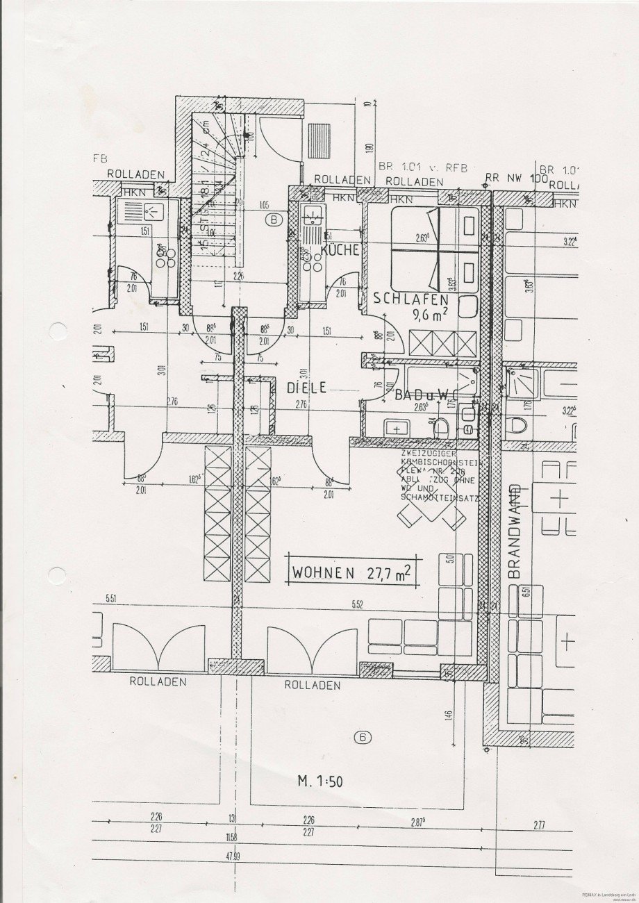 Grundriss Erdgeschosswohnung Schongau