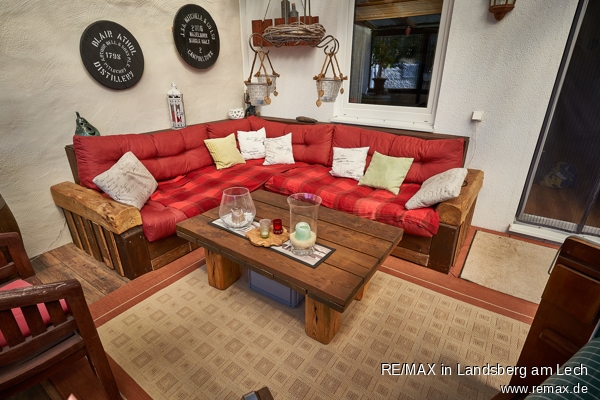 Terrasse Doppelhaush�lfte Klosterlechfeld