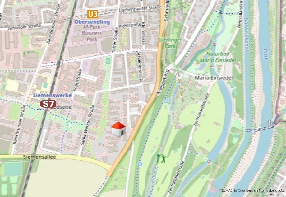 Mikrolage Dachgeschosswohnung M�nchen