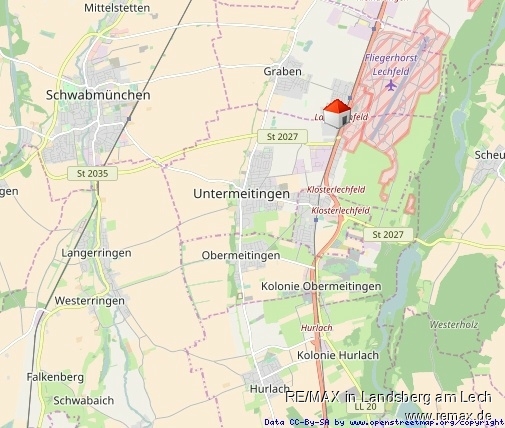 Lage in der Region Erdgeschosswohnung Graben