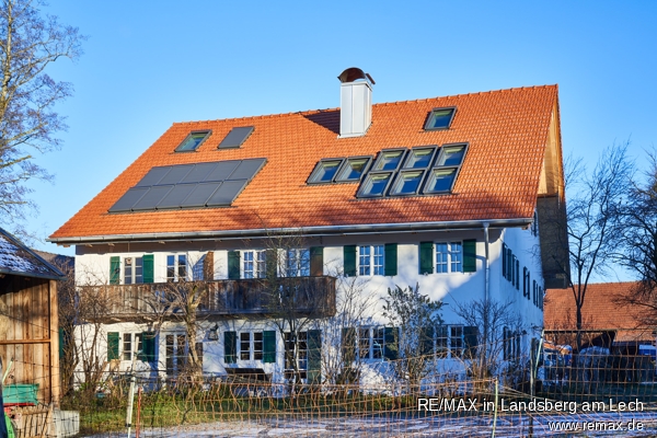 Haus S�d Ansicht Etagenwohnung Die�en
