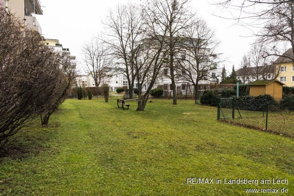 Der Garten der Wohnanlage Etagenwohnung M�nchen