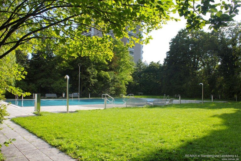 Sch�ne und ruhige Garten- und Gr�nanlage M�nchen Etagenwohnung Sch�n hoch: Wohnung frei zum Selbstbezug oder f�r Anleger, 2-Zi., ruhige Lage, M�nchen-SOLLN