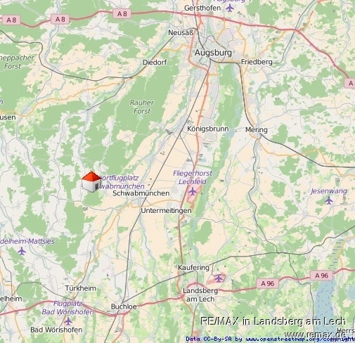 Lageplan zu Augsburg Land- / Forstwirtschaft - Grdst. Scherstetten