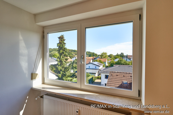Ausblick Dachgeschosswohnung Gilching