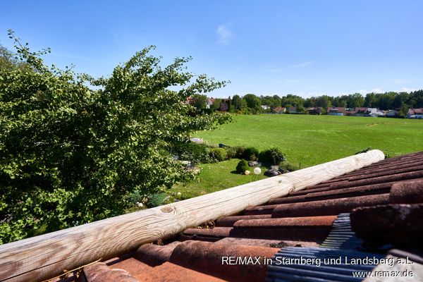 Ausblick G�stezimmer Reihenendhaus Utting