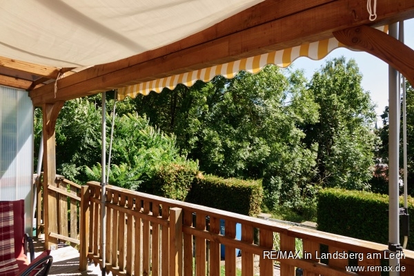 Terrasse - Ausblick Einfamilienhaus Aindling