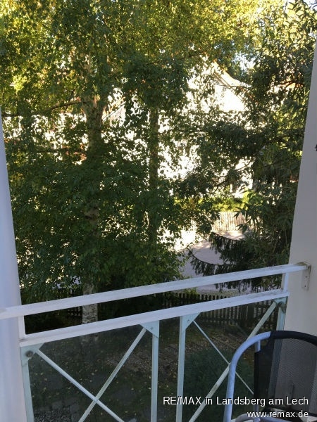 Balkon Ausblick Etagenwohnung Utting