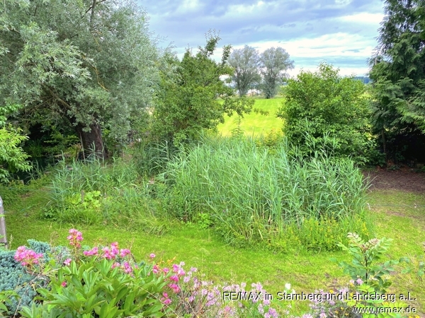 Ausblick von Terrasse Einfamilienhaus Penzing