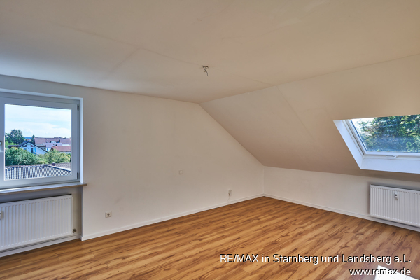 Schlafzimmer Dachgeschosswohnung Gilching