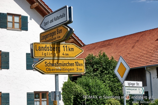 Verkehrsanbindung Einfamilienhaus Hurlach