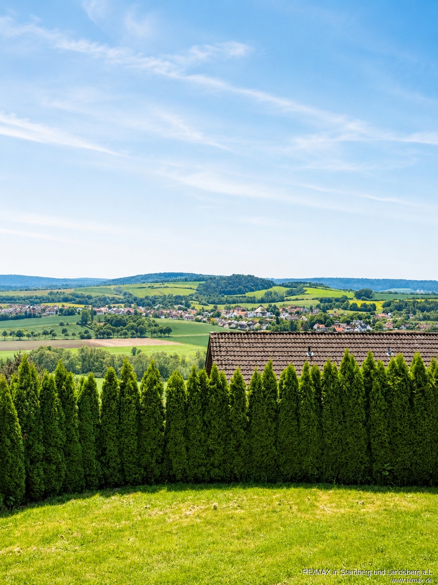 Weiter Blick in den Vogelsberg, unverbaubar Einfamilienhaus Fulda / Aschenberg