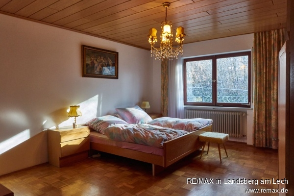 Schlafzimmer im EG Einfamilienhaus Finning / Entraching