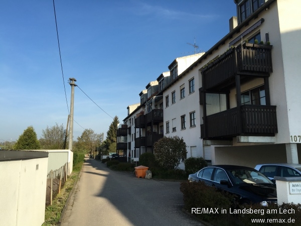Ansicht S�d Etagenwohnung Augsburg