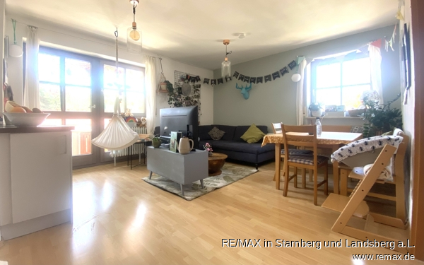 Wohnzimmer Etagenwohnung Landsberg