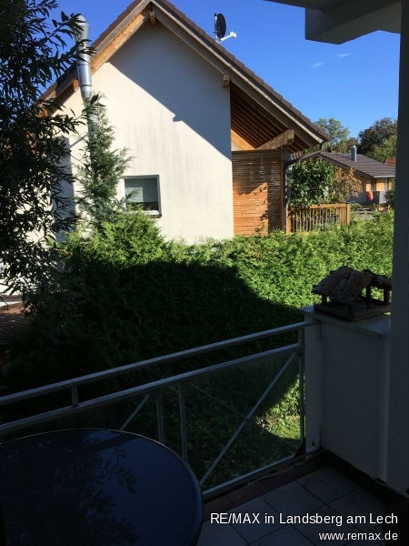 Balkon Ausblick Etagenwohnung Utting