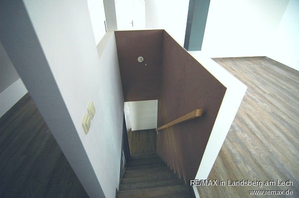 Treppe ins EG Einfamilienhaus Westendorf