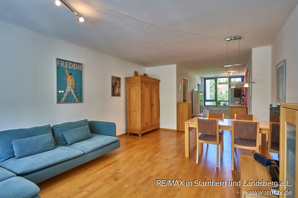 Wohnzimmer Etagenwohnung M�nchen / Sendling