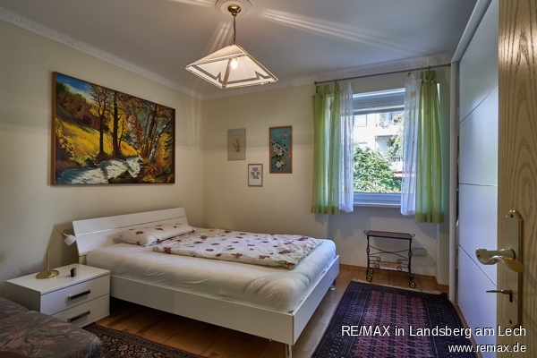 Schlafzimmer Erdgeschosswohnung Stadtbergen