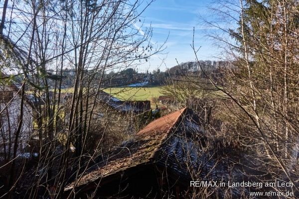 Blick vom Grundst�ck gen Westen Wohngrundst�ck Kaltental