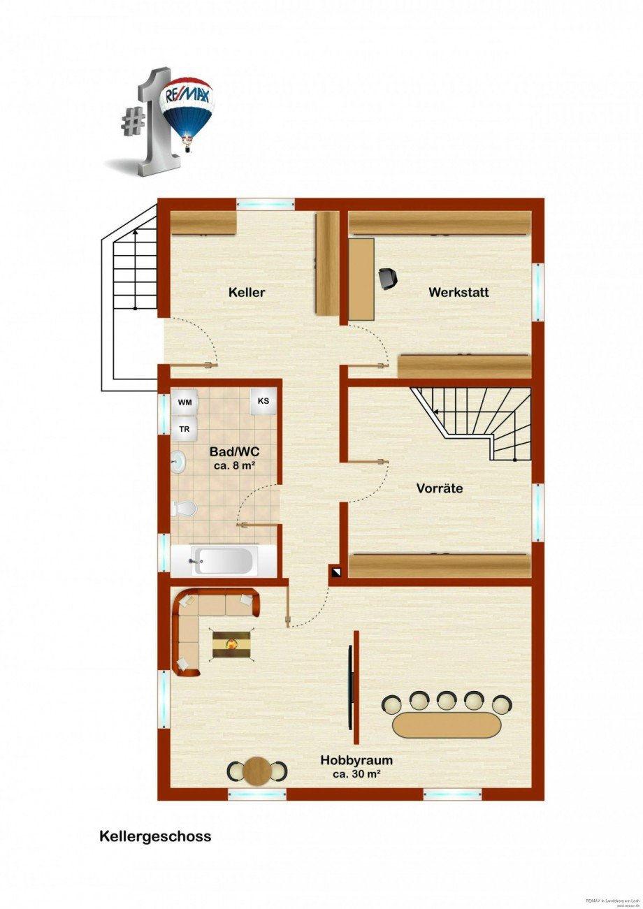 Grundriss Kellergeschoss Einfamilienhaus We�ling