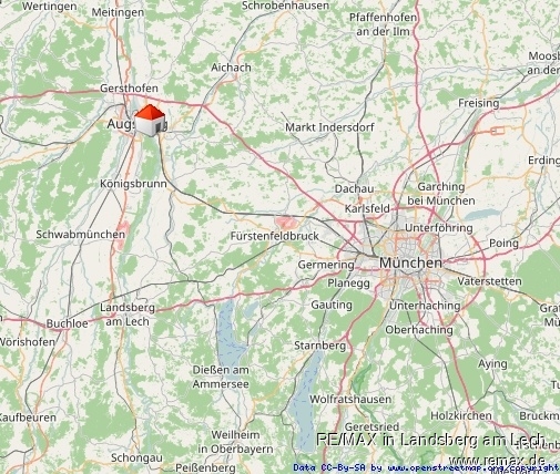 Lage zu M�nchen Etagenwohnung Augsburg