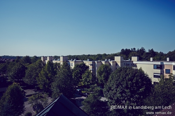 Blick vom Dachraum nach S�d-Westen Maisonettewohnung Augsburg