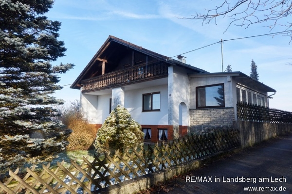 Ansicht S�d West Einfamilienhaus Finning / Entraching