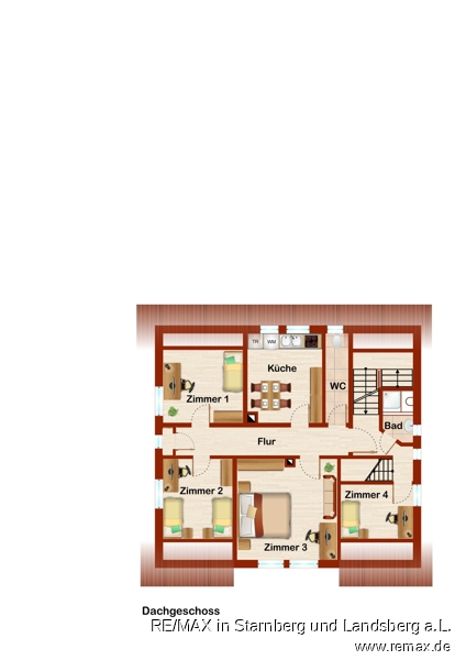 Grundriss Dachgeschoss Haus Maulbronn