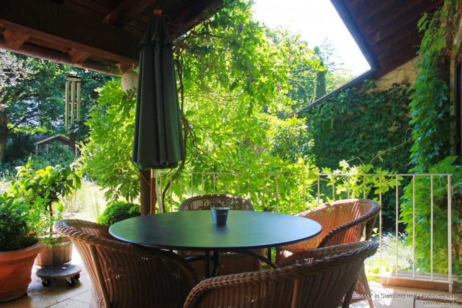 �berdachte Terrasse Reihenendhaus Gr�nwald