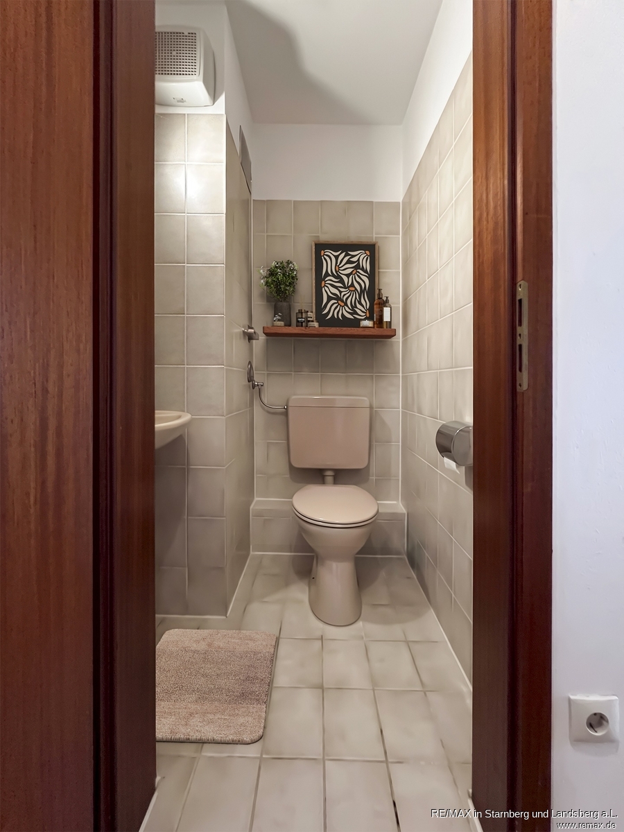 G�ste-WC Dachgeschosswohnung M�nchen