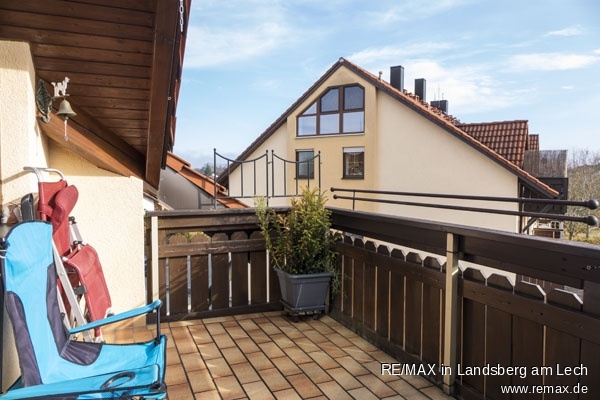 Balkon Dachgeschosswohnung Schwabm�nchen