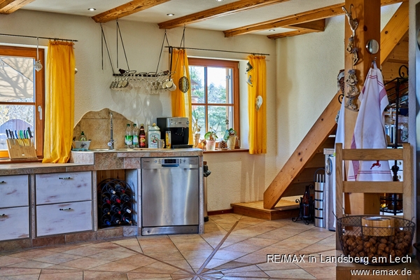Wohn-K�che Bauernhaus Hurlach